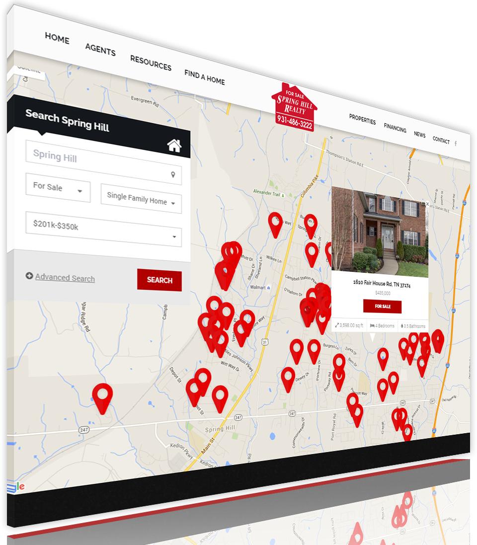 Spring Hill Realty Launches New Website